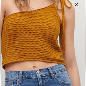 Women’s one shoulder tie top